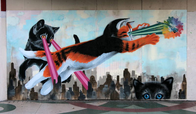 Illustration for article titled Walls of Wonder: Amazing Science Fiction and Fantasy-Themed Murals